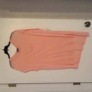 DKNY| Pink Asymmetrical Shirt Blouse